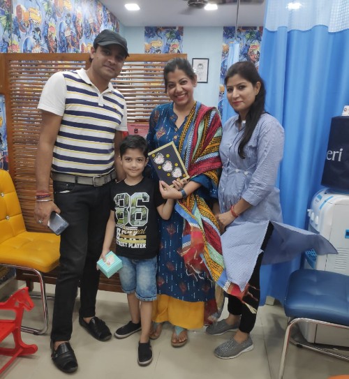 Happy Family and Kid with Dr Neha - Child Kidney Specialist in Delhi, INDIA