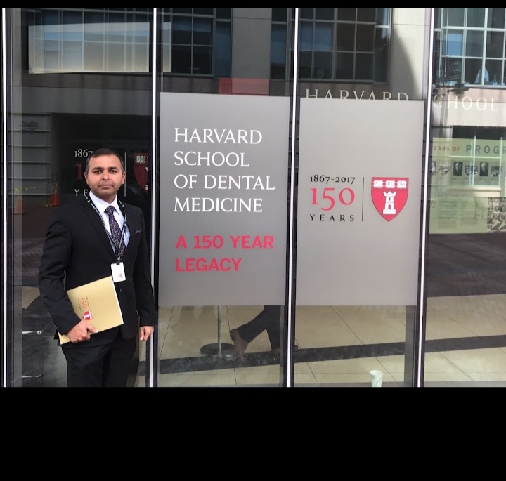 Dr. Vikrant Kundu at Harward School of Dental Medicine, Boston USA