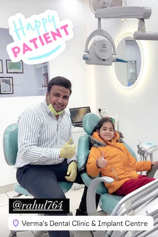 Happy Patient - Dr Verma's Dental Clinic Vikaspuri