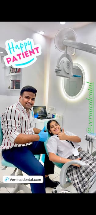 Happy Patient - Dr Verma's Dental Implant Centre, Vikaspuri