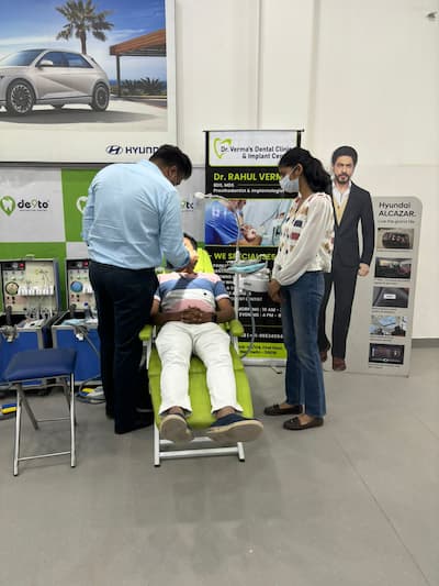Dental Checkup Camp By Dr. Rahul Verma B.D.S M.D.S (Prosthodontist) Implantologist