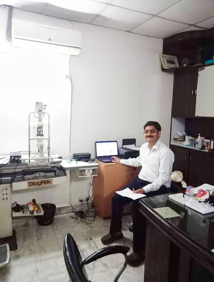 Consultation Area - Anant Jyoti Eye Centre, East Delhi