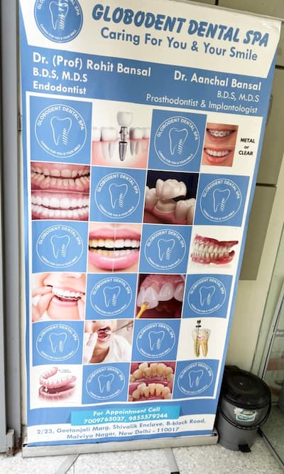 Book your Dental Appointment at Globodent Dental Spa, Malviya Nagar