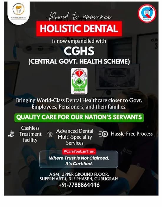 CGHS Empanelled Dental Clinic in DLF Phase 4 Gurugram