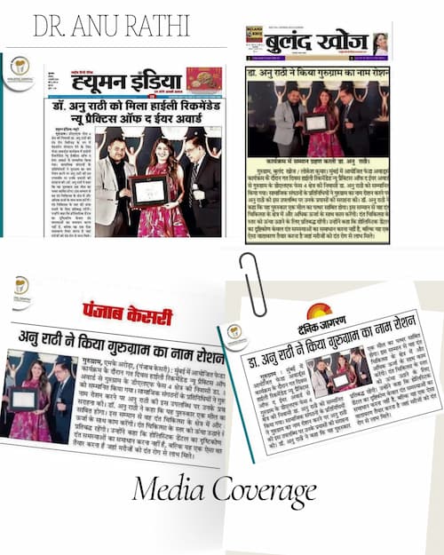 Media Coverage for Dr Anu Rathi MDS Orthodontist in DLF IV Gurgaon
