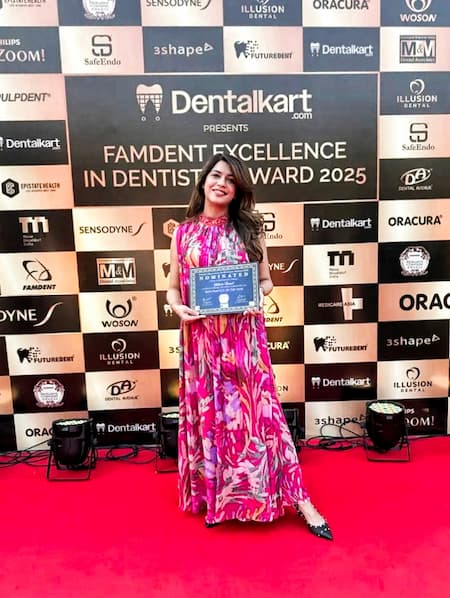 Awards and Recognition for Dr Anu Rathi Implantologist in DLF IV Gurugram